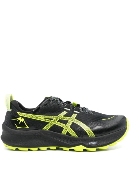 Sneakers ASICS negri din poliuretan si material textil