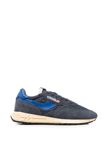 Sneakers AUTRY albastri din piele intoarsa si piele