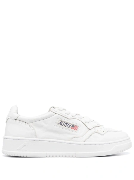 Sneakers AUTRY albi din piele