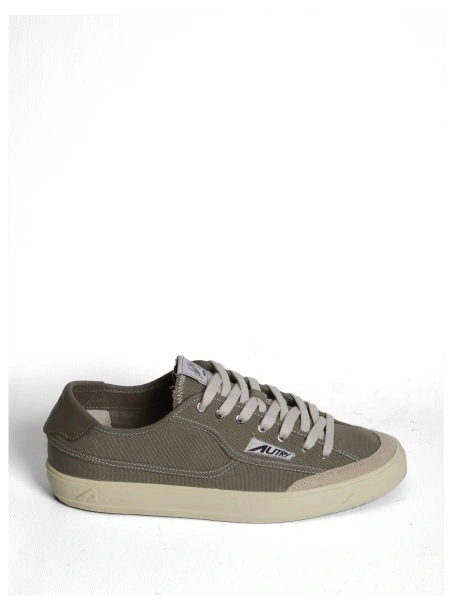 Sneakers AUTRY verzi din piele si material textil