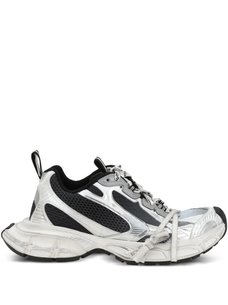 Sneakers Balenciaga 3XL albi din polyester si piele