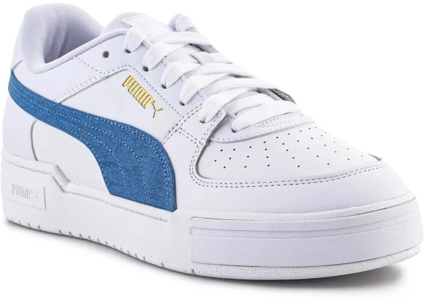 Sneakers Cali Pro Denim Casual Unisex White Blue