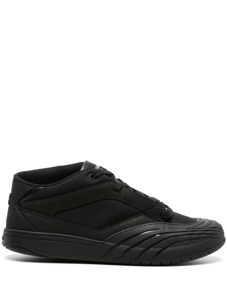 Sneakers Givenchy negri din material textil si piele