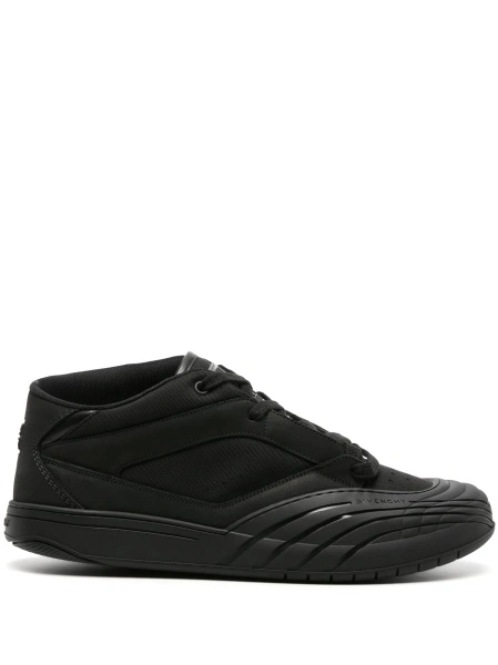 Sneakers Givenchy negri din material textil si piele
