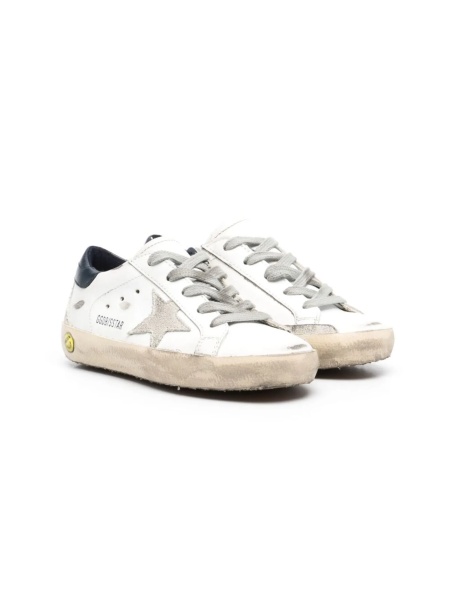 Sneakers Golden Goose albi din piele