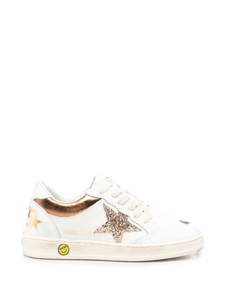 Sneakers Golden Goose albi din piele