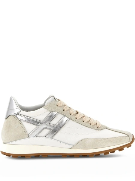 Sneakers Hogan albi din piele