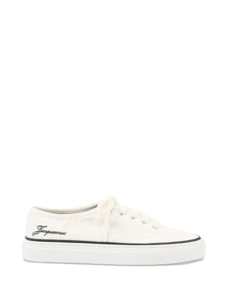 Sneakers JACQUEMUS albi din bumbac