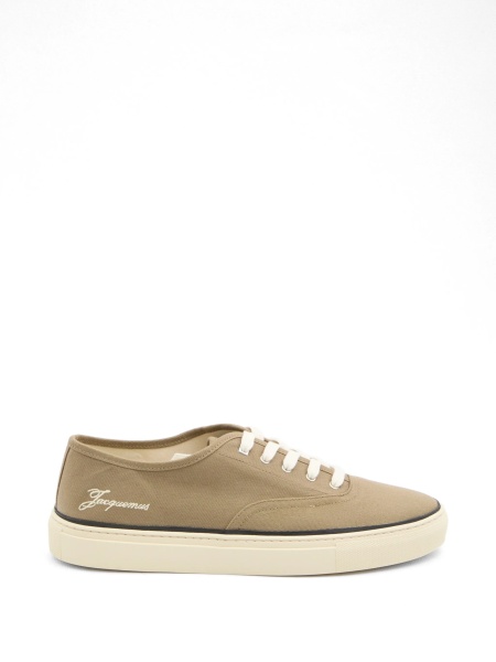 Sneakers JACQUEMUS neutri din bumbac