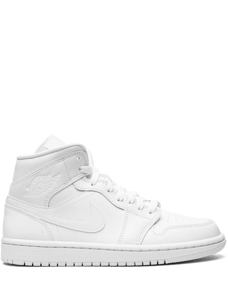 Sneakers Jordan air jordan 1 albi din piele