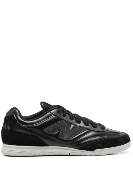Sneakers JUNYA WATANABE negri din piele intoarsa si material textil