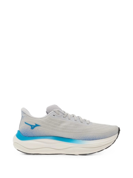 Sneakers Mizuno gri din material textil