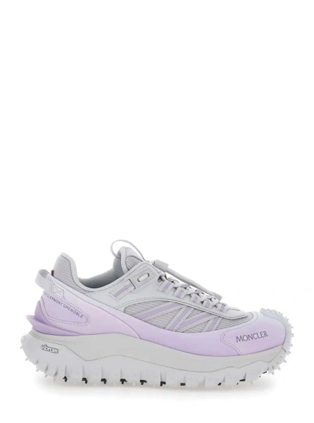 Sneakers Moncler 'Trailgrip' gri din piele