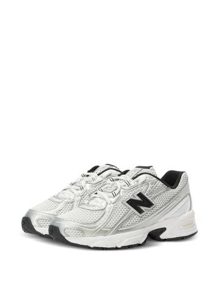 Sneakers New Balance albi din material textil si poliuretan