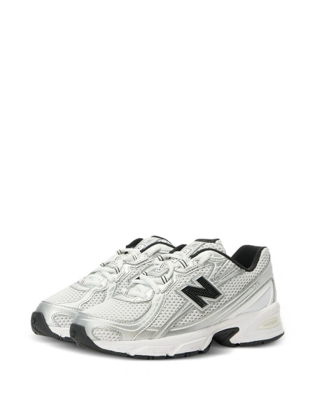 Sneakers New Balance albi din material textil si poliuretan