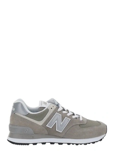 Sneakers New Balance gri din piele si material textil 'Classic'