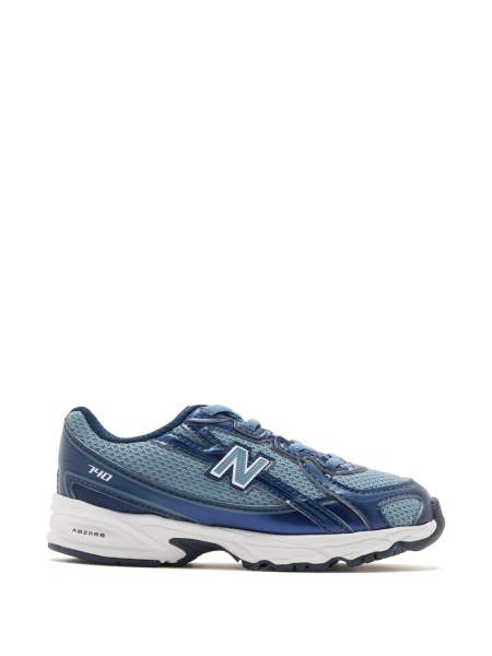Sneakers New Balance Kids albastri din plasa
