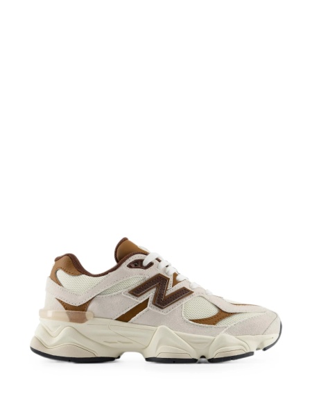 Sneakers New Balance Kids neutri din piele intoarsa si plasa