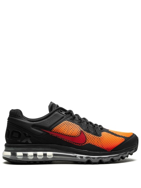 Sneakers Nike air max negri din piele si material textil