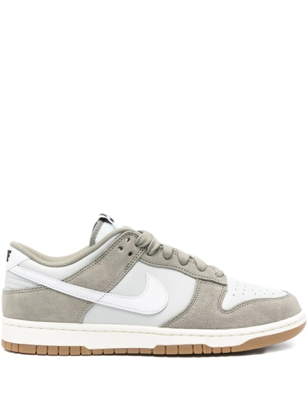 Sneakers Nike verzi din piele intoarsa si piele