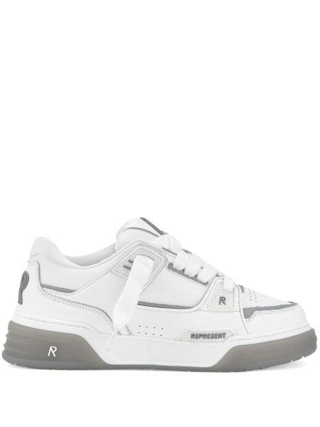 Sneakers REPRESENT albi din poliuretan si piele