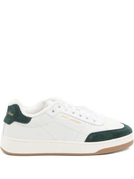 Sneakers Saint Laurent albi din piele