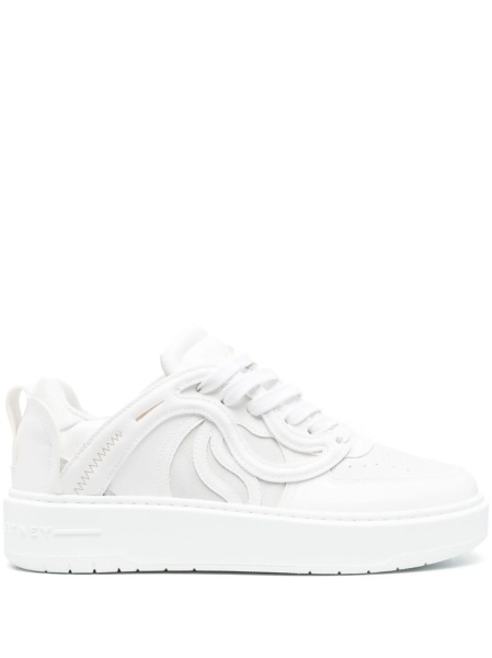 Sneakers Stella McCartney albi din piele eco