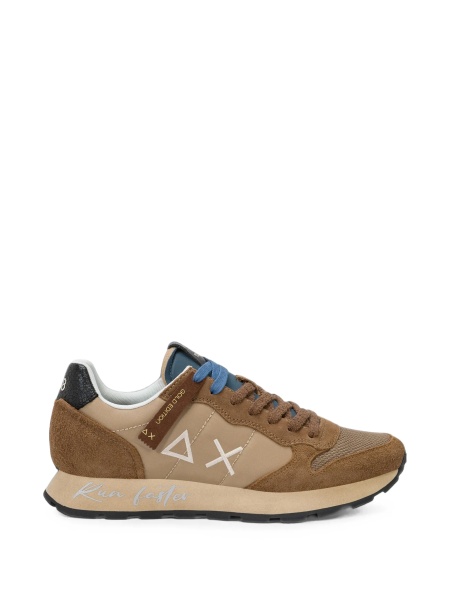 Sneakers Sun68 maro din plasa si material textil