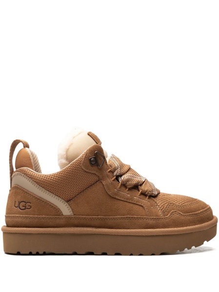 Sneakers UGG maro din material reciclat si poliester reciclat