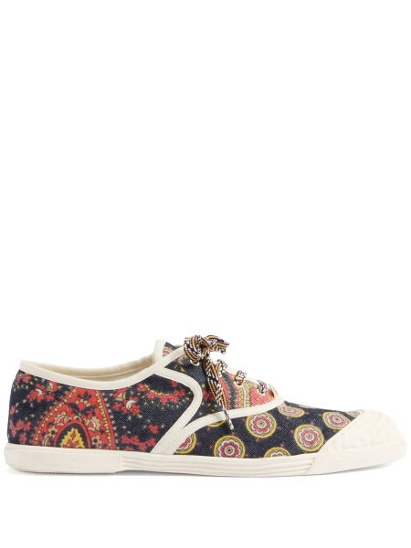 Sneakers Valentino Garavani albastri din bumbac si polyester