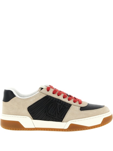 Sneakers Valentino Garavani neutri din piele