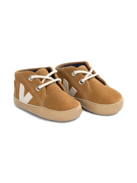 Sneakers VEJA maro din piele intoarsa