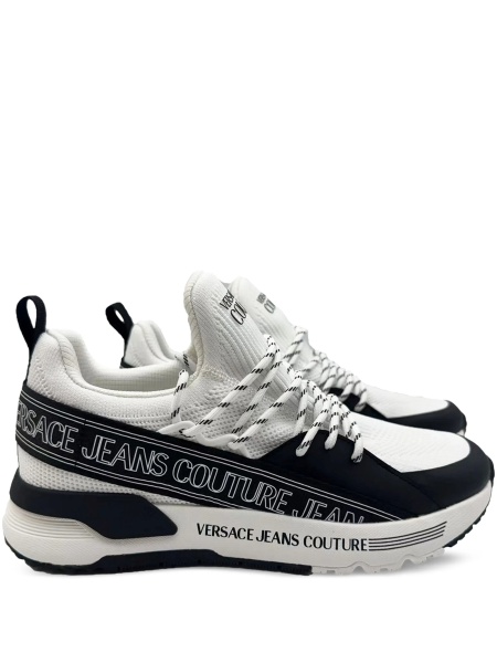 Sneakers Versace Jeans Couture albi din poliuretan si material textil