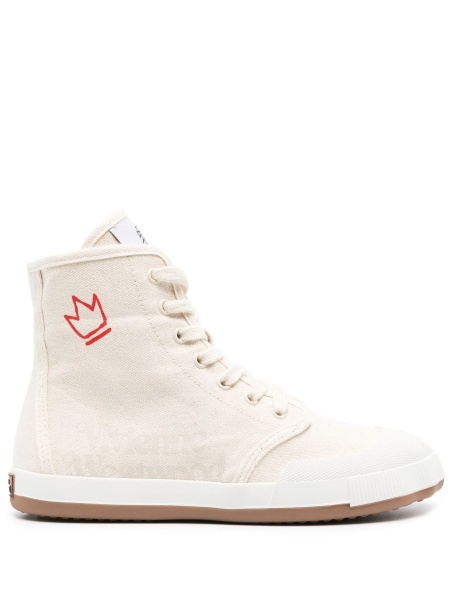 Sneakers Vivienne Westwood neutri din material textil