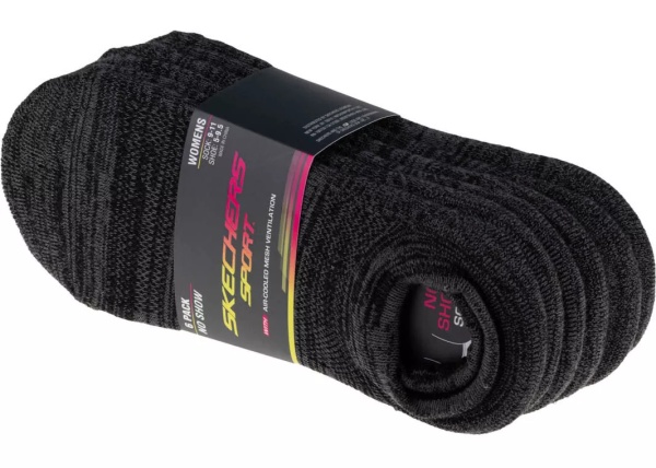Sosete 6pk Womens 1/2 Terry Socks