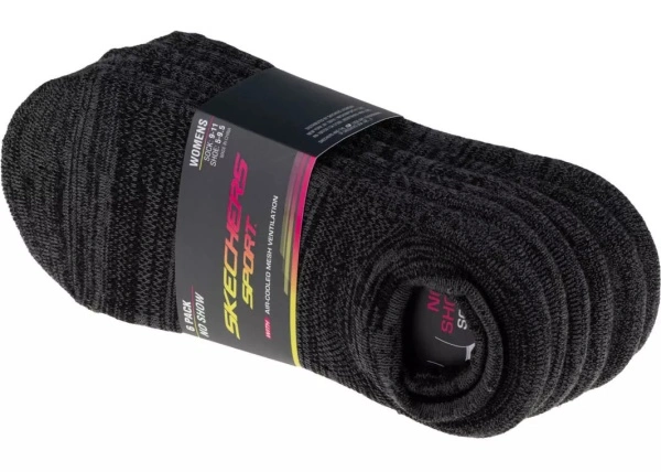 Sosete 6pk Womens 1/2 Terry Socks