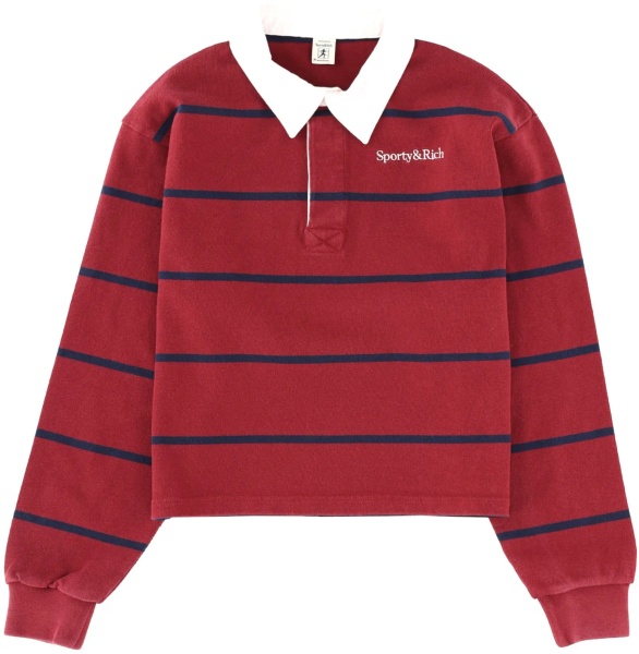 Striped Polo Shirt With Logo
