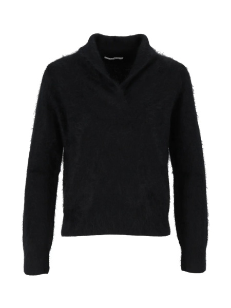 Topuri BRUSHED CASHMERE SHA WL COLLAR TOP