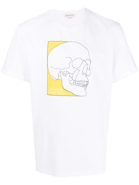 Tricou Alexander McQueen alb