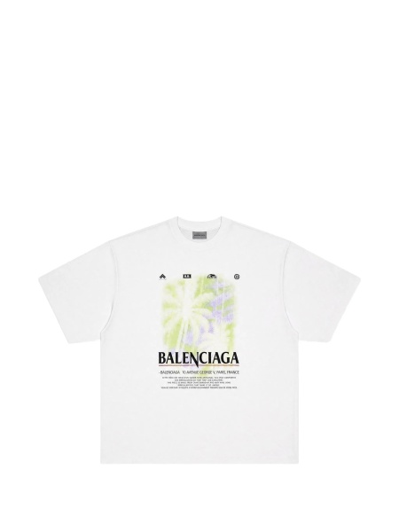 Tricou Balenciaga alb