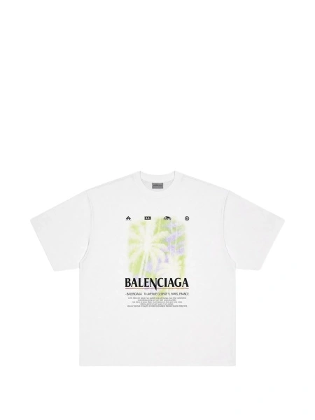 Tricou Balenciaga alb