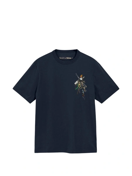 Tricou Barbour albastru