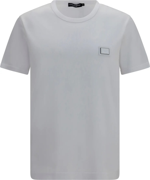 Tricou Cotton T-Shirt with logo plaque