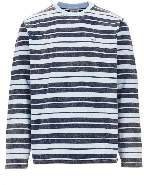 Tricou Cotton T-shirt with striped motif
