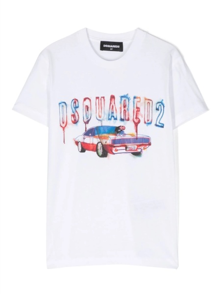 Tricou DSQUARED2 alb