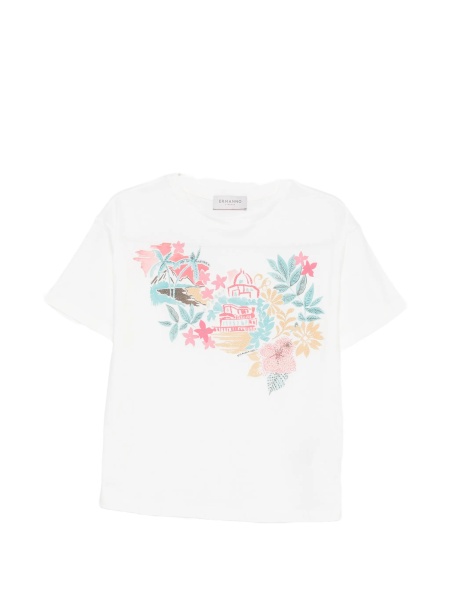 Tricou Ermanno Scervino alb