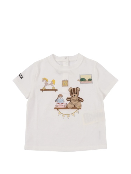 Tricou Fendi alb