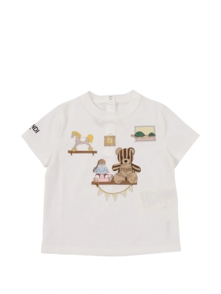 Tricou Fendi alb