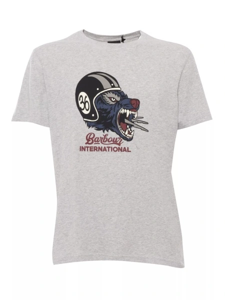 Tricou Grey patterned t-shirt