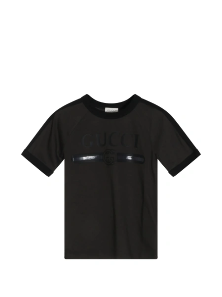 Tricou Gucci negru din bumbac